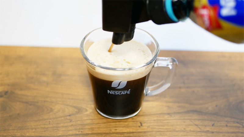 ハンディアイスコーヒーサーバー　使い方（クレマ）写真